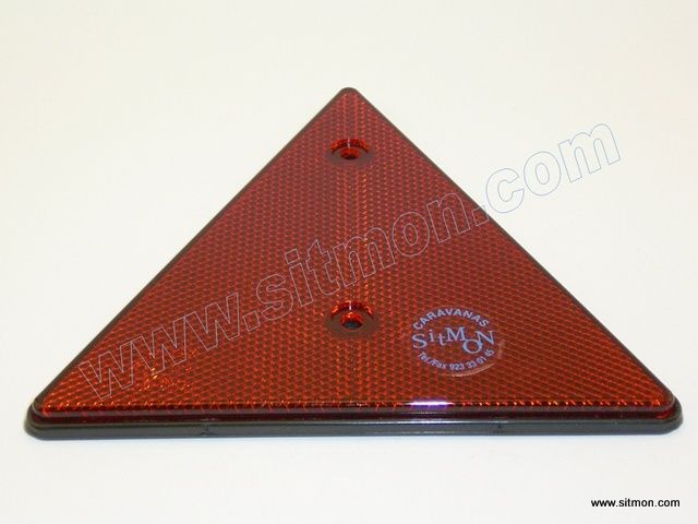 Catadioptrico Triangulo Rojo