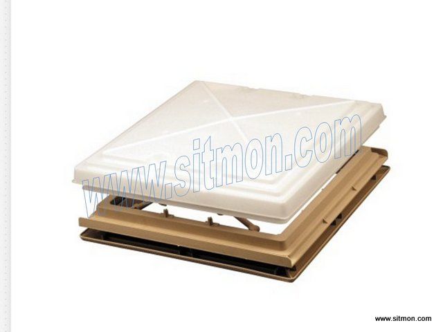 Claraboya Doble 40x40 Blanca