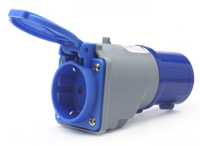 Adaptador Cee A Schuko 16 Amperios