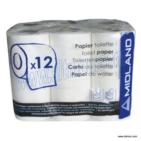 Papel Higienico 12 Rollos Wc Quimicos