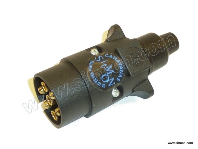 Clavija 7 Polos Plastico