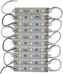 Modulo Tres Led Smd 5050 Color Frio Impermeable
