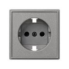 Tapa Enchufe Gris
